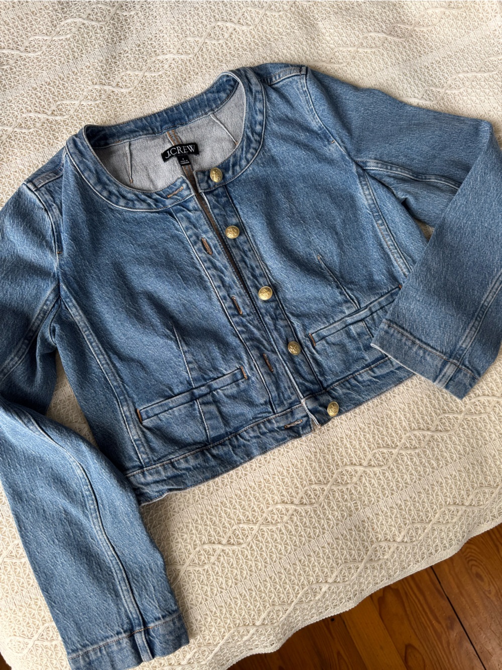 J.Crew Louisa Lady Jacket in Denim